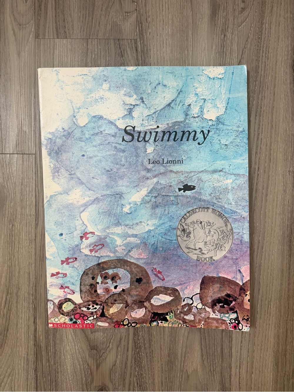 Swimmy by Leo Lionni, a Caldecott Honor-winning book, jumbo paperback